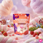 Amos Swedish Style Candy Strawberry Dream 270 g – Erdbeer-Traum-Fruchtgummi