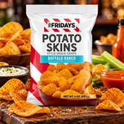 TGI Fridays Potato Skins Buffalo Ranch 85 g – Buffalo-ranch ízű burgonyasnack