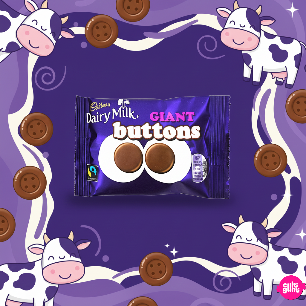 Cadbury Dairy Milk Giant Buttons – Riesen-Milchschokoladenknöpfe 40 g