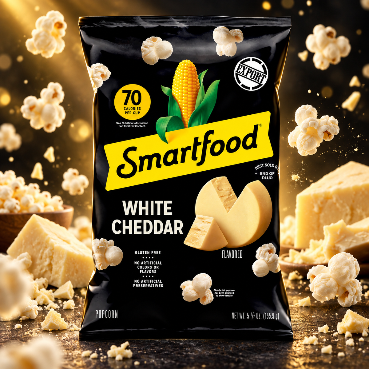 Smartfood White Cheddar Popcorn 155 g - Popcorn mit weißem Cheddar-Käse