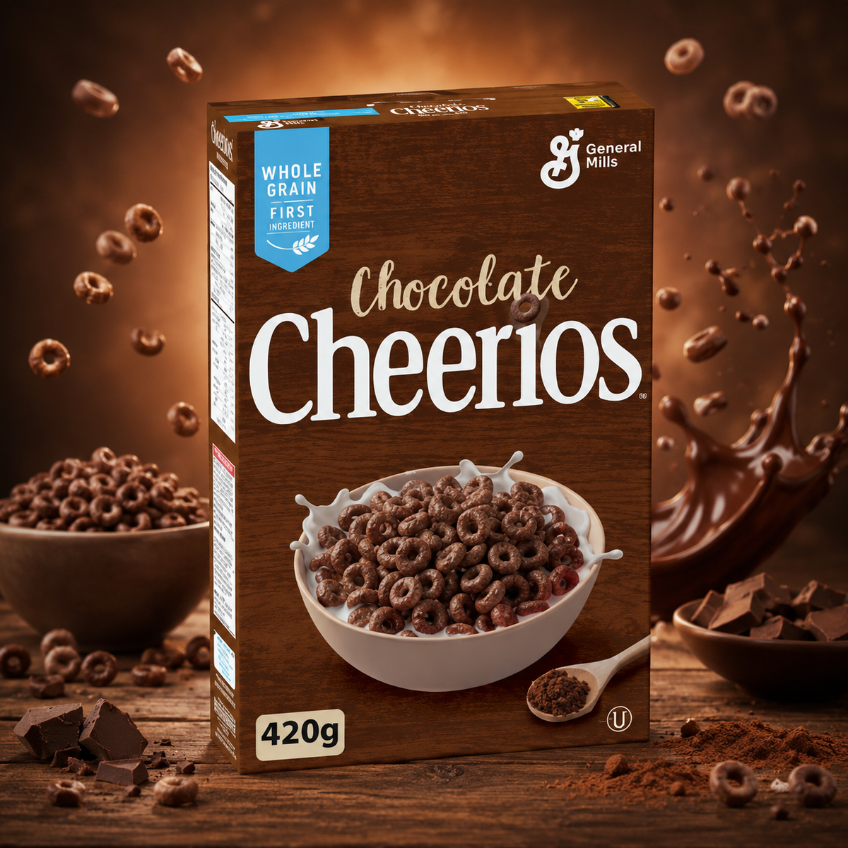 Cheerios Chocolate 420 g – Schokoladiges Vollkornmüsli