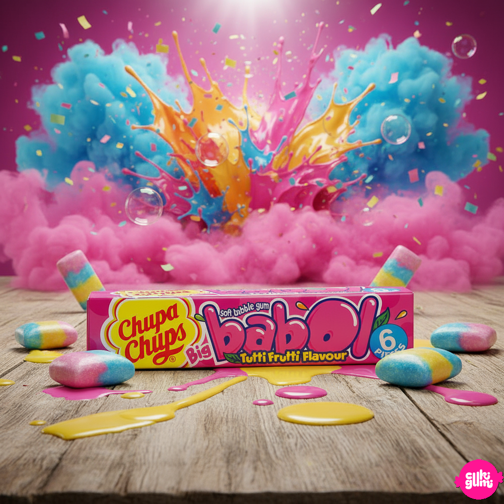 Chupa Chups Big Babol – Tutti-Frutti Kaugummi 28g