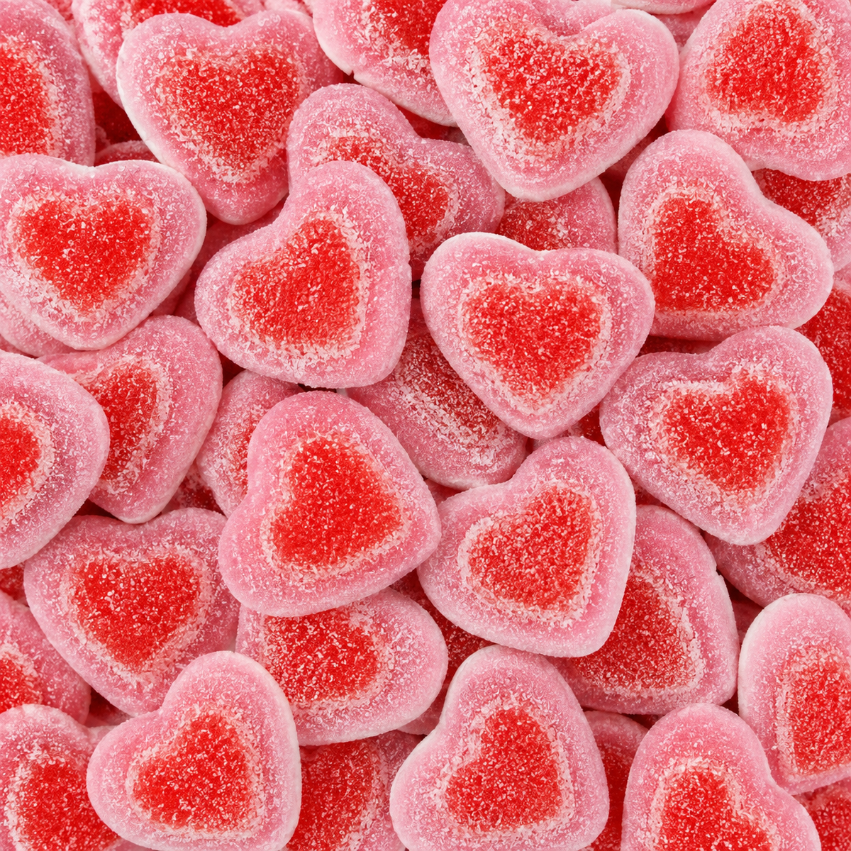 Vidal Strawberry Heart 100g – Gummibonbon in Herzform mit Erdbeergeschmack