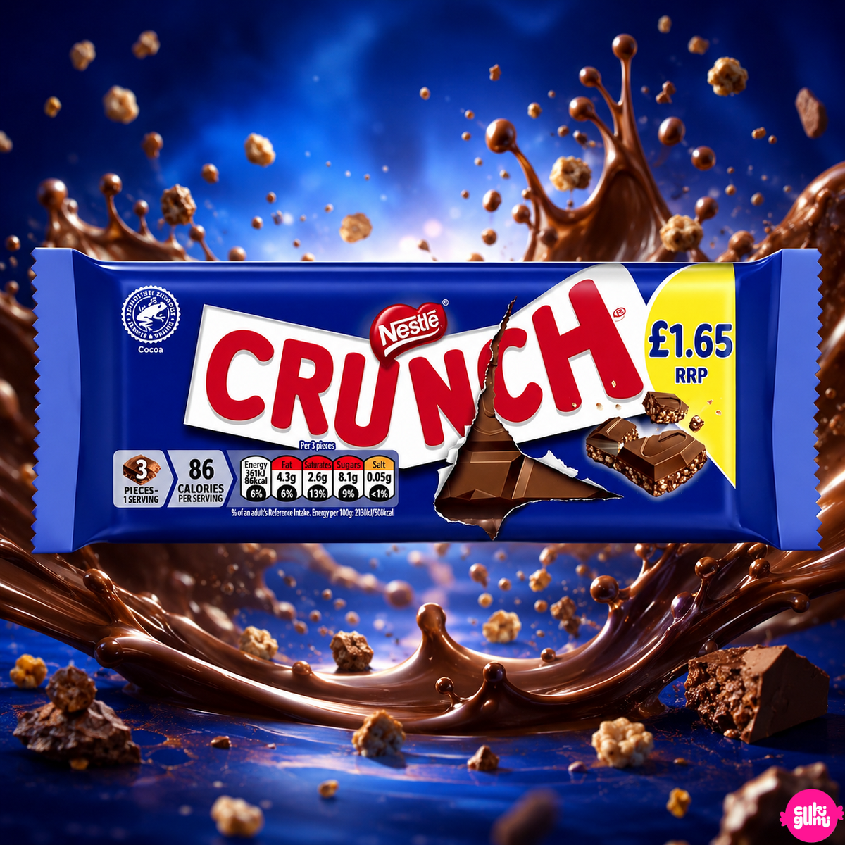 Crunch Milk 100 g – Milk Chocolate with Crunchy Cereal Flakes