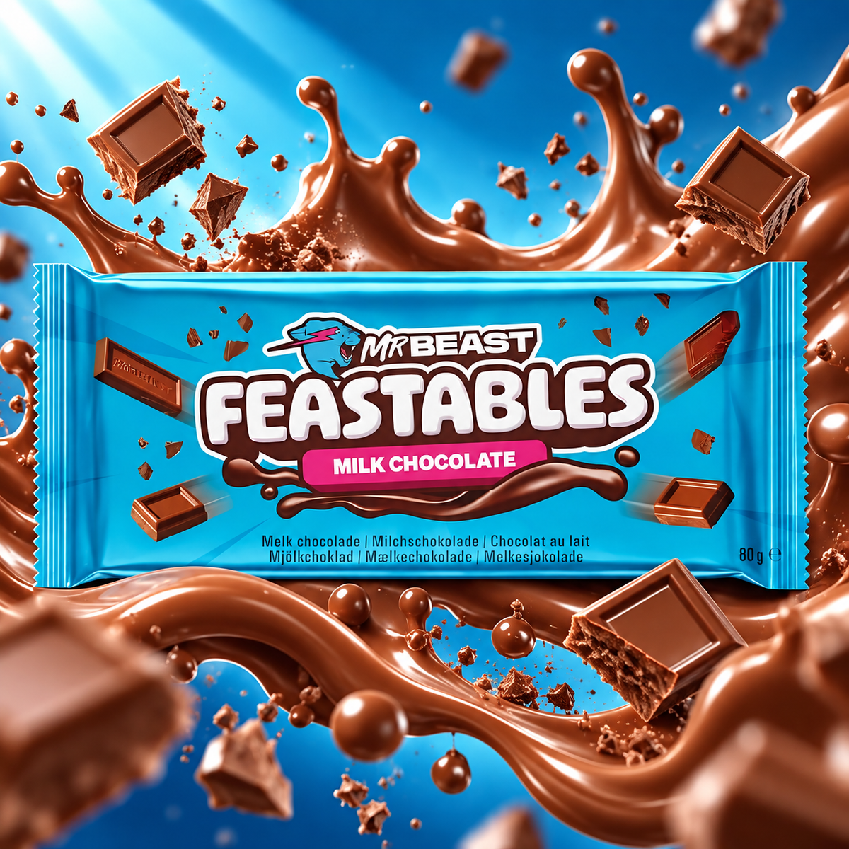 Feastables Milk Chocolate – MrBeast tejcsokoládé 60 g