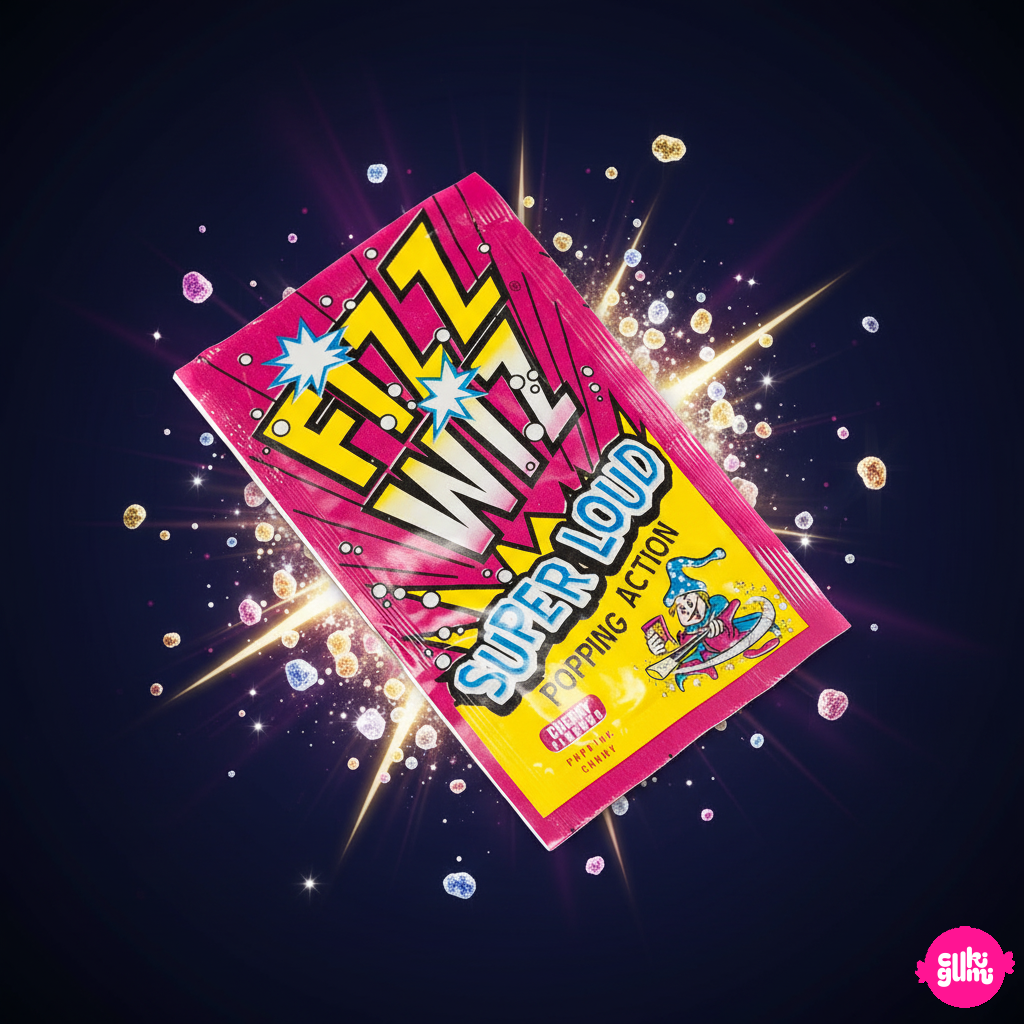 Fizz Wiz Popping Candy Cherry – Kirsch-Knisterbonbons 5g
