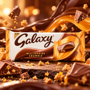 Galaxy Millionaire Crumble 160 g – Tejcsokoládé keksz- és karamelladarabokkal