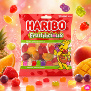 Haribo Fruitilicious 150g – Fruit Flavoured Gummy Candy