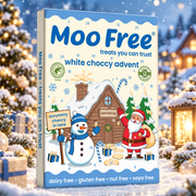 Moo Free Christmas dairy-free white chocolate advent calendar 70 g