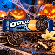 Oreo Vanilla Halloween Cookie 154 g – Halloween csokis keksz vaníliás töltelékkel
