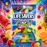 Lifesavers Gummies Collisions 198g – Special Fruit Flavor Combination Gummy Candy