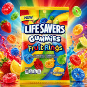 Lifesavers Gummies Fruit Rings 198g – Fruit-Flavoured Gummy Rings