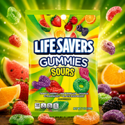Lifesavers Gummies Sours 198g – Sour Fruit Flavored Gummy Candy