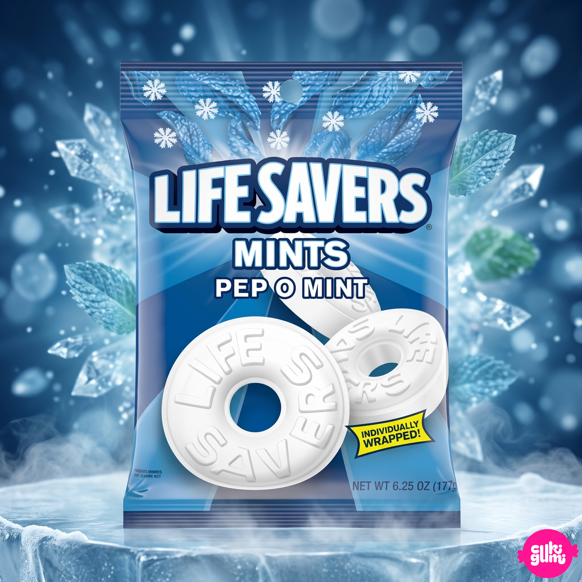 Lifesavers Mints Pep-O-Mint 177 g – Pfefferminzbonbons