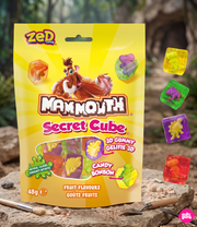 Zed Candy Mammoth Secret Cube 48g – Surprise Jelly Cube with Dinosaur Inside