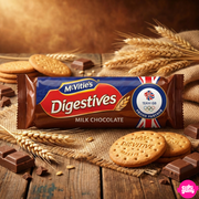 McVitie's Milk Chocolate Coated Whole Wheat Biscuits 433g