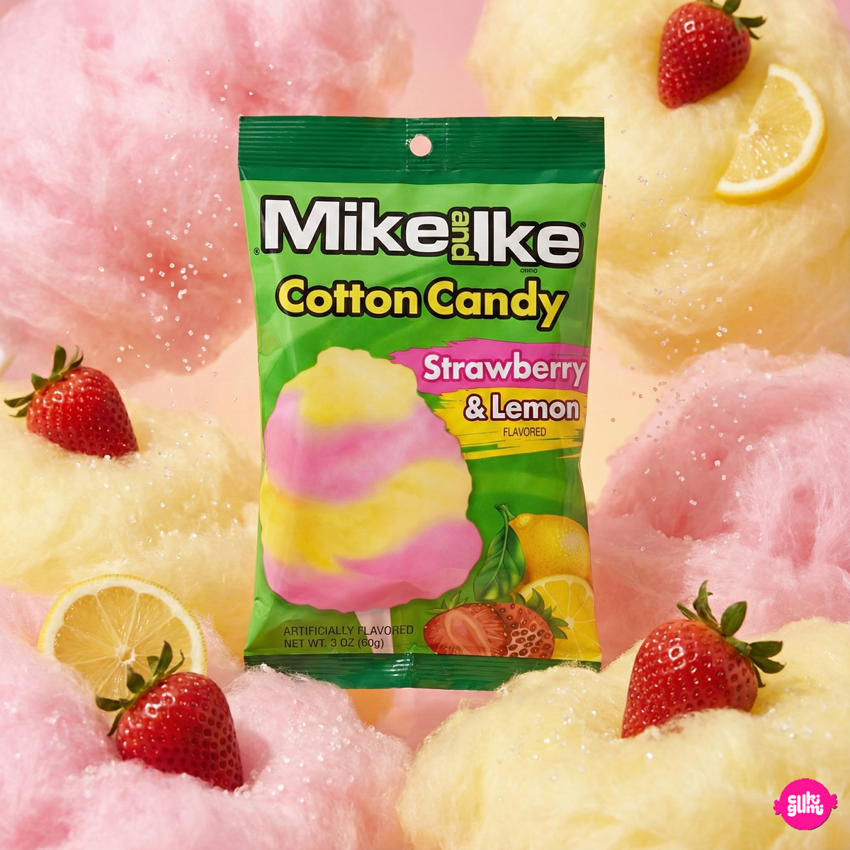 Mike and Ike Frucht-Zuckerwatte 85g