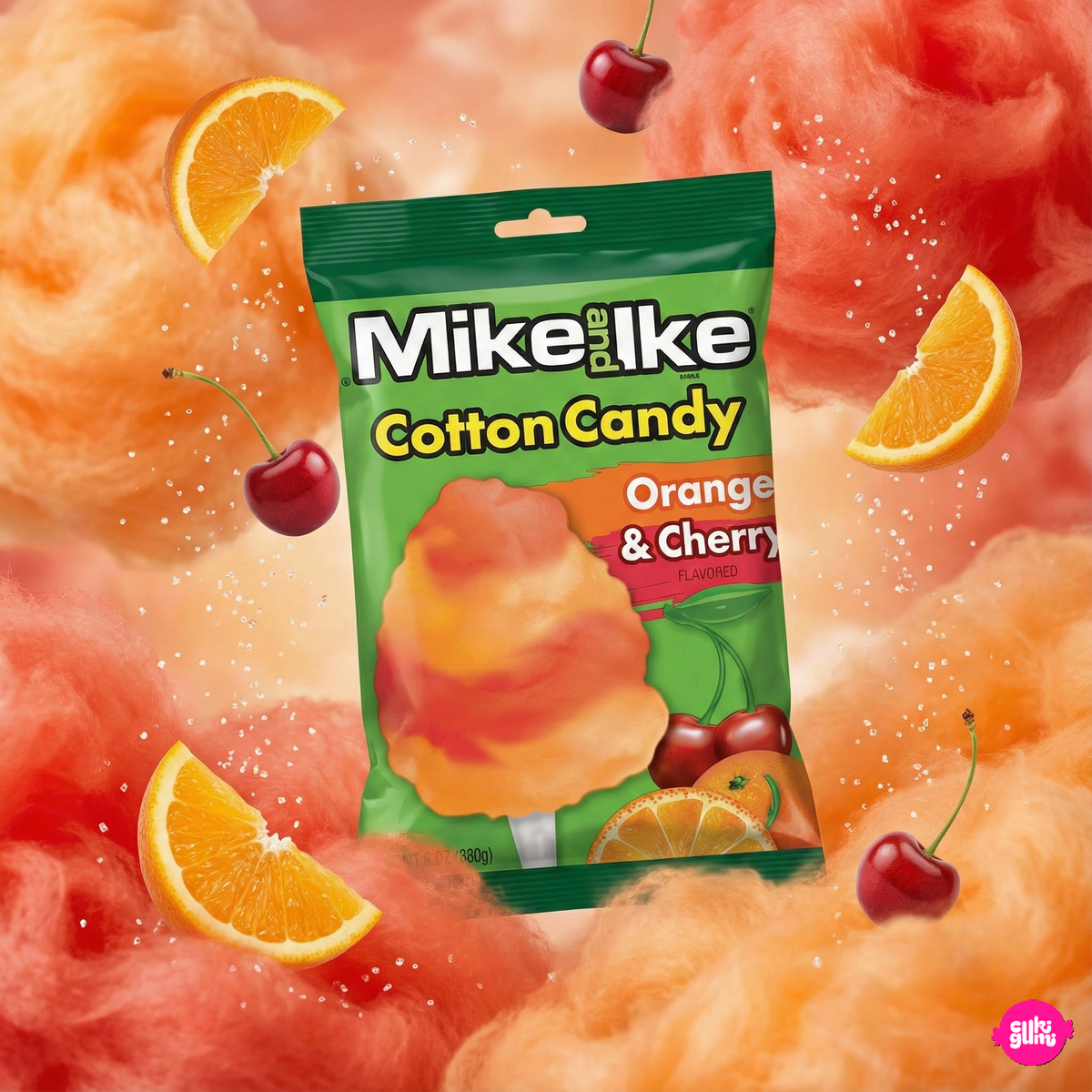 Mike and Ike Frucht-Zuckerwatte 85g