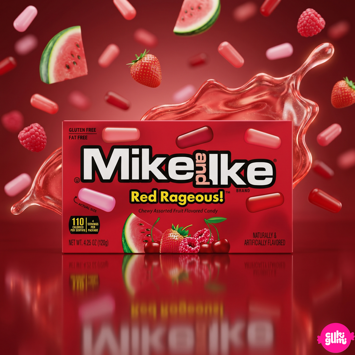 Mike and Ike RedRageous 120 g – Fruchtige Kaubonbons