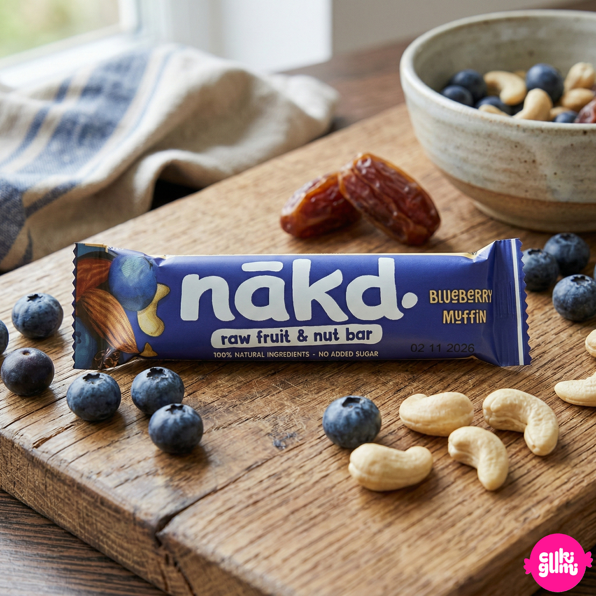 Nakd Riegel Blaubeere Frucht und Nuss 35 g