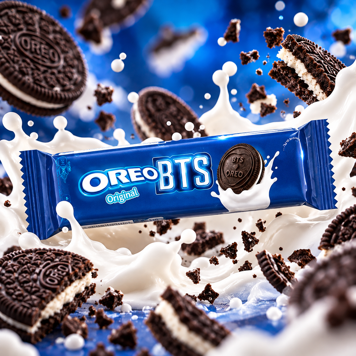 Oreo BTS Original – Kakaós szendvicskeksz vaníliaízű töltelékkel 105 g