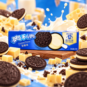Oreo Cheese Cream – Kakaós szendvicskeksz sajtízű krémmel 97 g