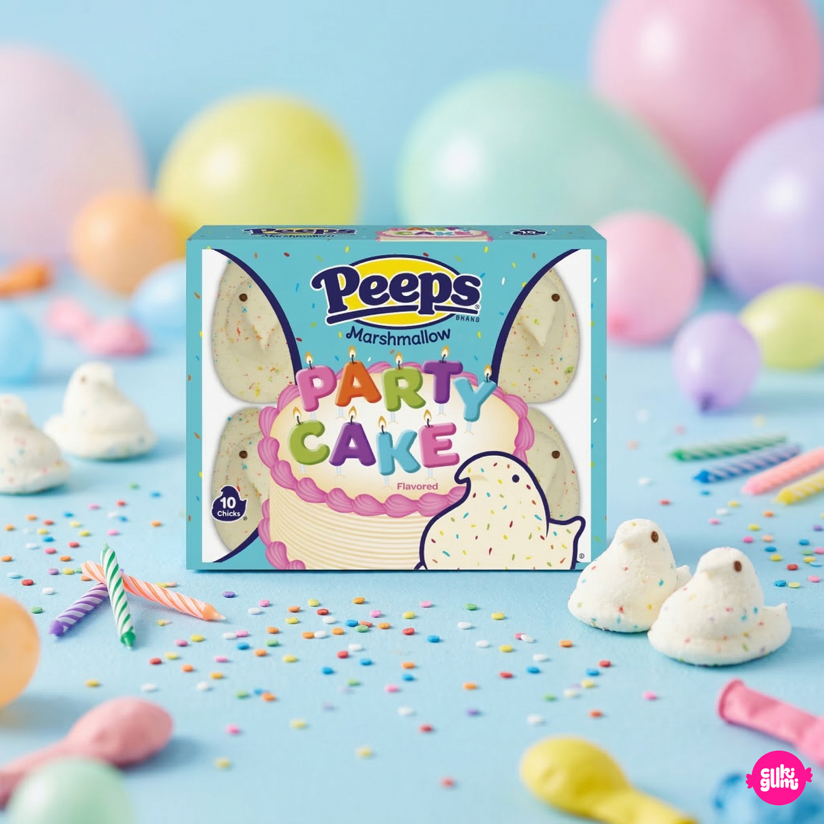 Peeps Torte Aroma Marshmallow Küken 10 Stück 85 g