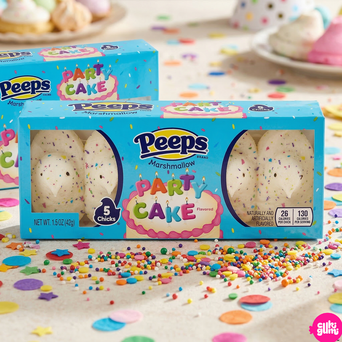 Peeps Marshmallow-Küken mit Tortengeschmack 5 Stück 42 g
