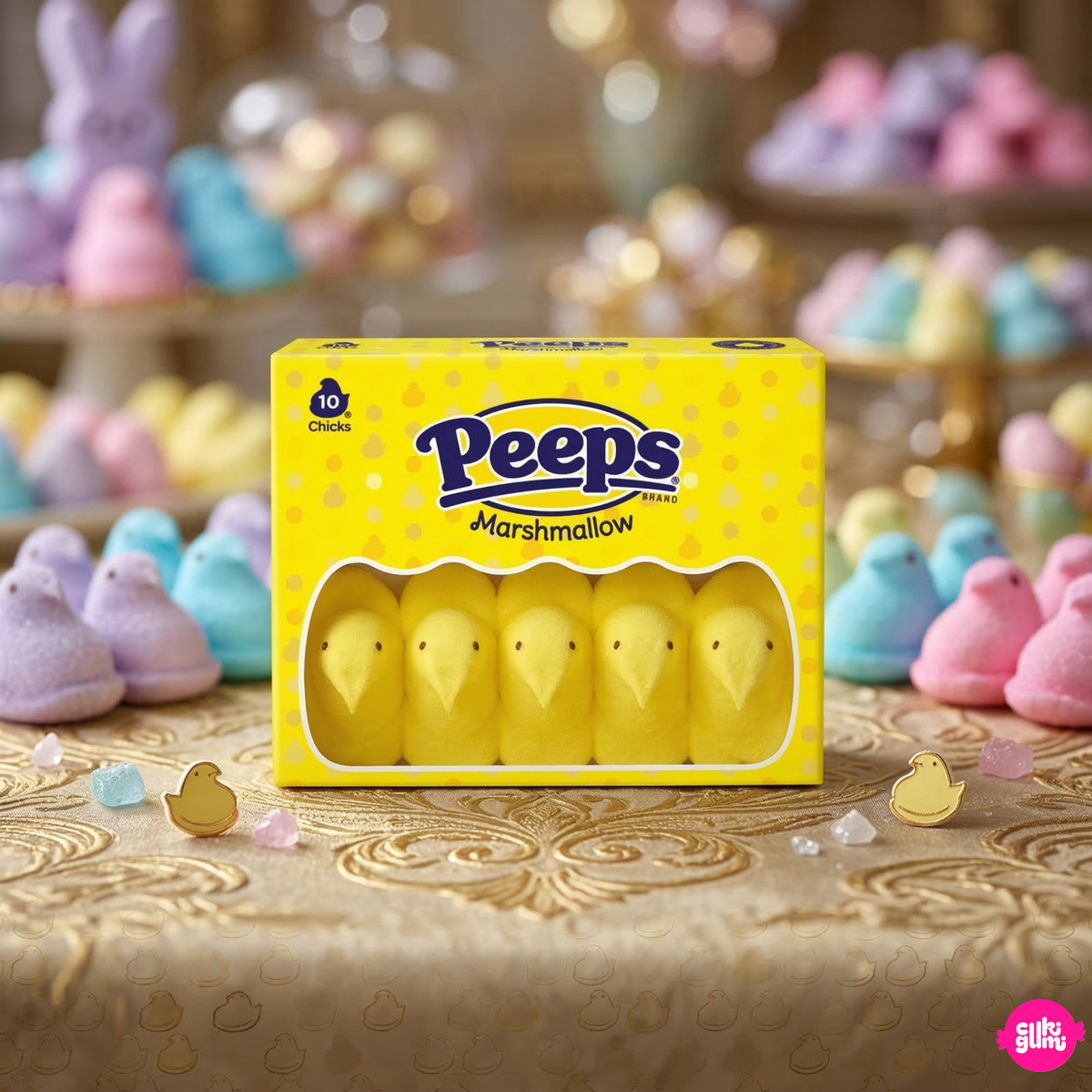 Peeps Gelbe Marshmallow-Küken, 10 Stk., 85 g