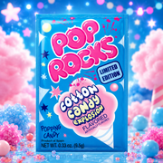Pop Rocks Cotton Candy 10g – Cotton Candy Flavored Popping Candy