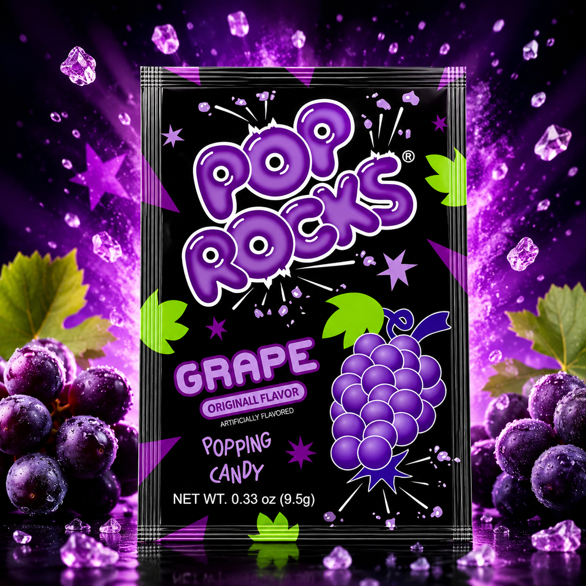 Pop Rocks Grape 10g – Brausepulver mit Traubengeschmack
