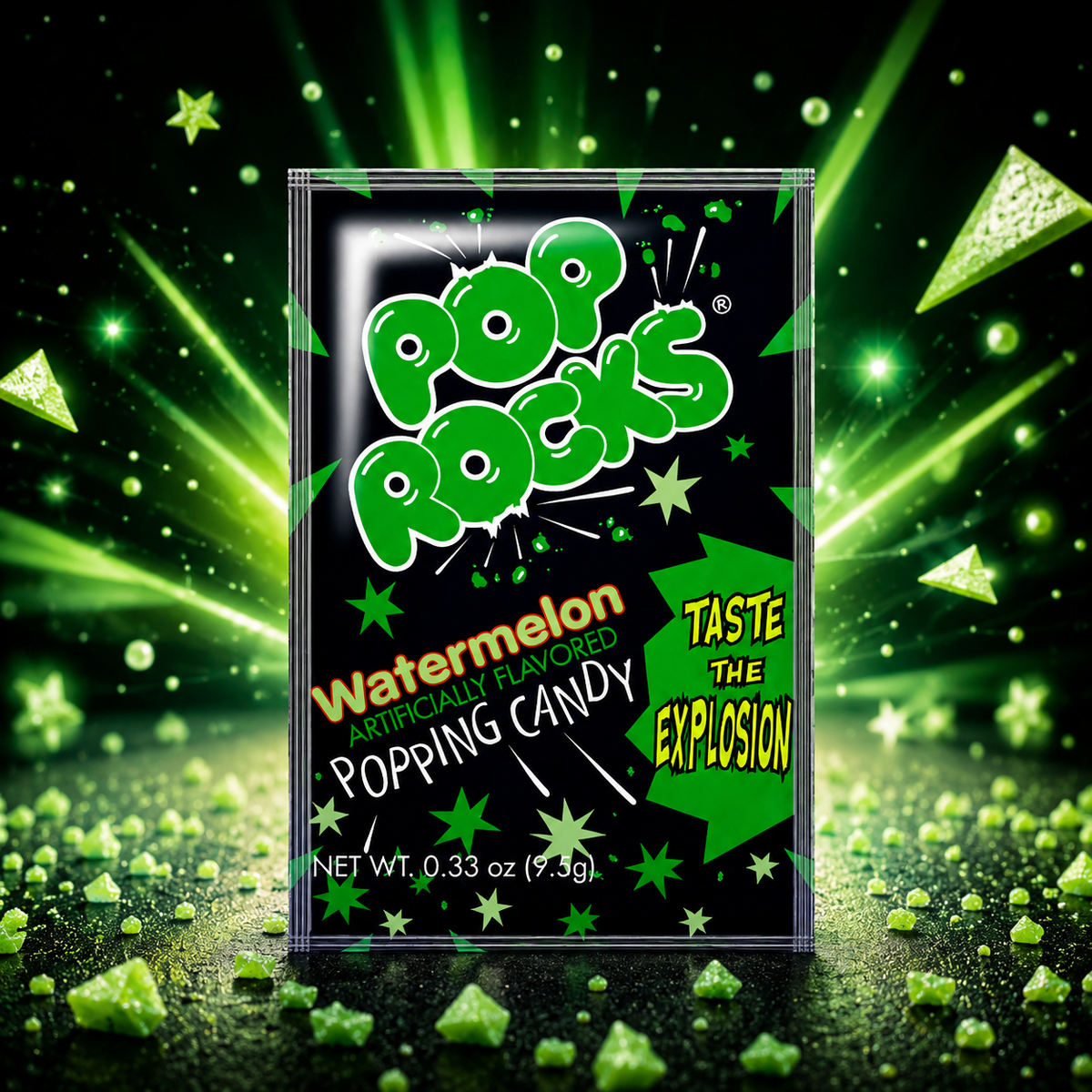 Pop Rocks Watermelon 10g – Wassermelonen-Brausepulver mit Knistereffekt