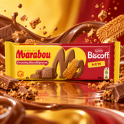 Marabou Biscoff – Milk chocolate with caramelized Biscoff biscuit pieces 160 g