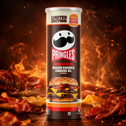 Pringles Burger King Bacon Double Cheese XL 165g – Bacon Double Cheeseburger Flavored Chips