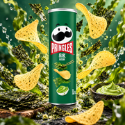 Pringles Seaweed – Seaweed flavored potato snack 110 g