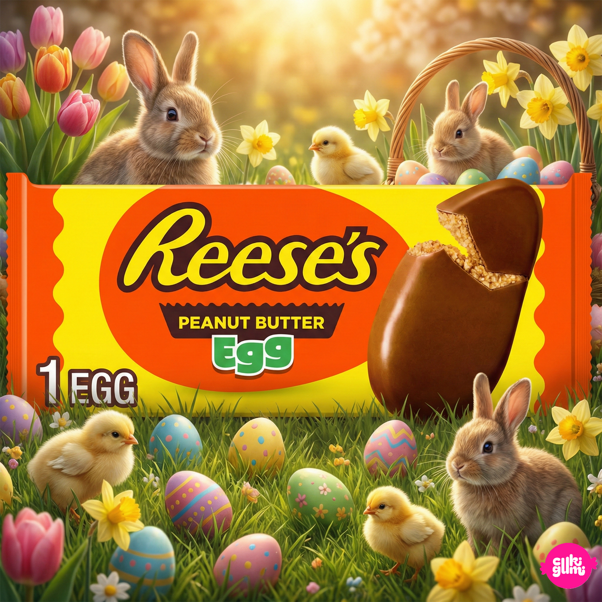 Reese's Milchschokolade Erdnussbutter Oster-Ei 34 g