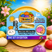Squishy Bun Dumpling Mini UV Edition – Mini-Knödelform UV-Farbwechsel-Squishy-Spielzeug
