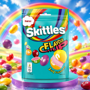 Skittles Flavour Flip 136g – Dragee-Kaubonbons mit Fruchtgeschmack und überraschenden Geschmacksrichtungen