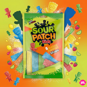 Sour Patch Kids Sour Fruit Flavour Candy Strips 99g