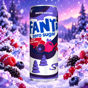 Fanta Zero Forest Berry – Sugar-free forest fruit flavored carbonated soft drink 330 ml