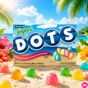 Tootsie Dots Tropical 184 g – Gummibonbons mit tropischem Fruchtgeschmack