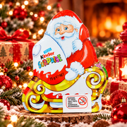 Kinder Santa 75 g – Tejcsokoládé Mikulás meglepetésjátékkal