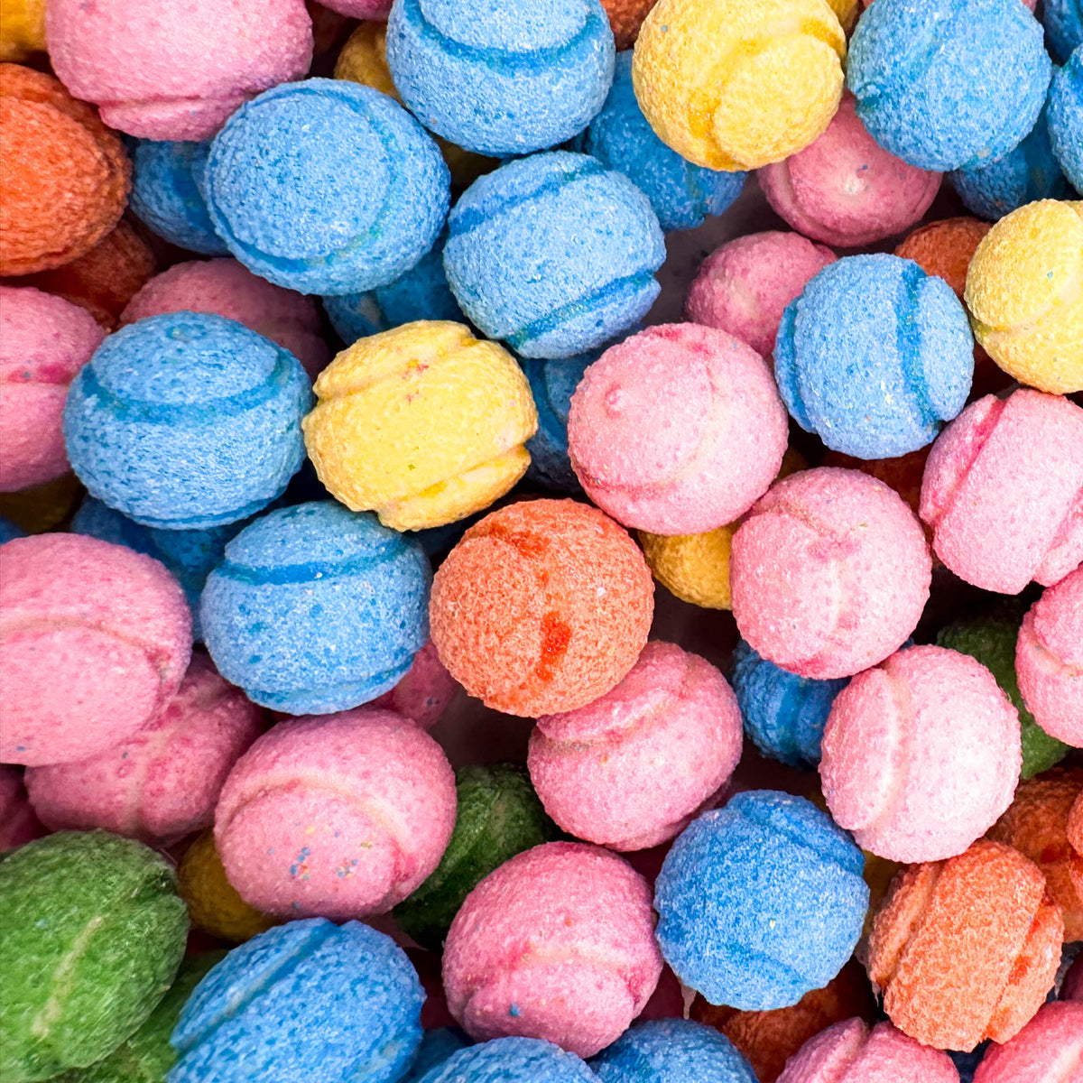Bunte Tennisball-Kaugummis 100g